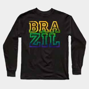 Brazil World Cup Soccer Long Sleeve T-Shirt